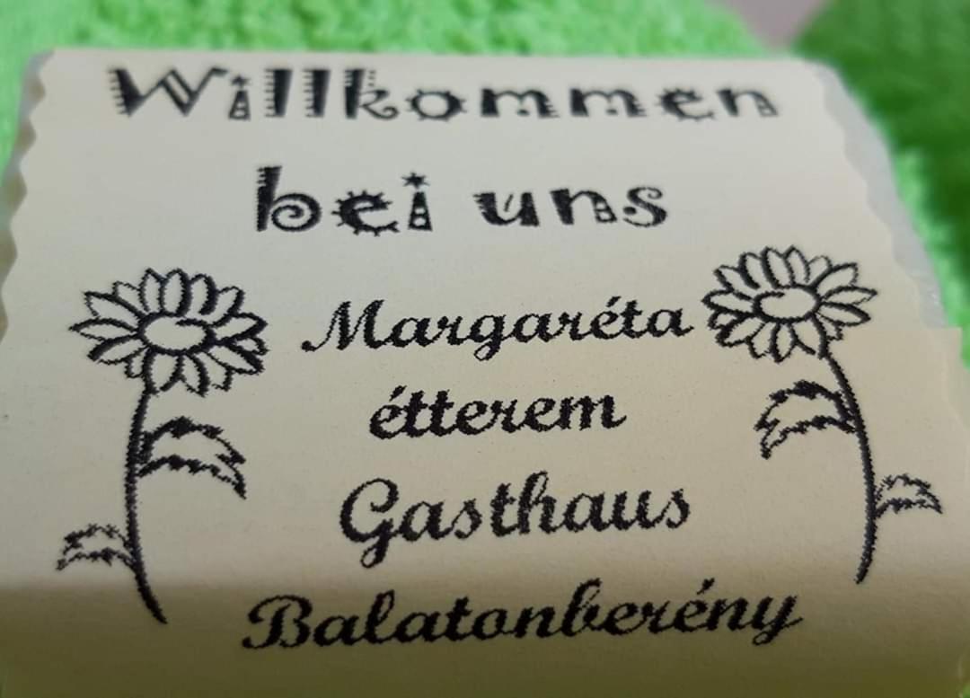 Balatonberény Margareta Etterem Es Vendeghaz Gasthaus מראה חיצוני תמונה
